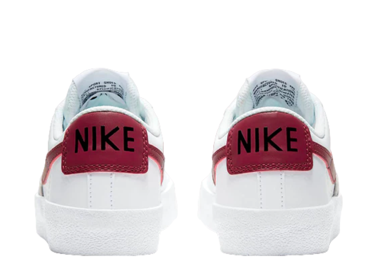 Nike Blazer Low 77 White Team Red (Grade School) - photo 3