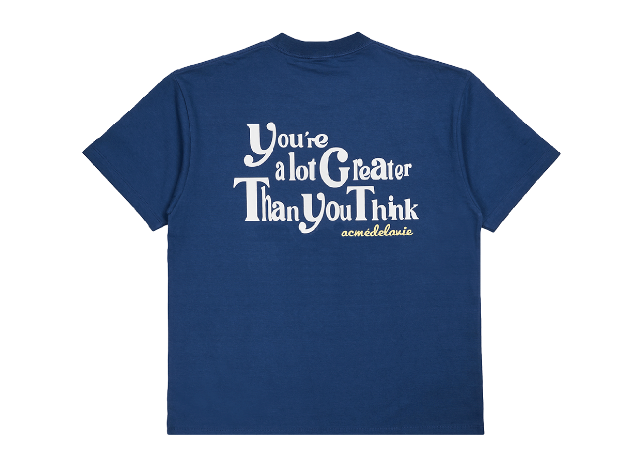 Acme De La Vie Vintage Slogan T-Shirt Blue - photo 2