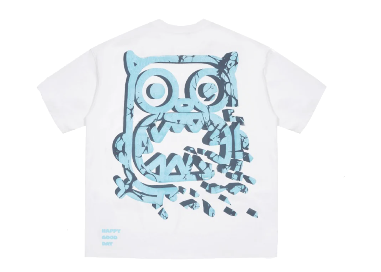 Calmmind Rock Fragments Monster Tee White