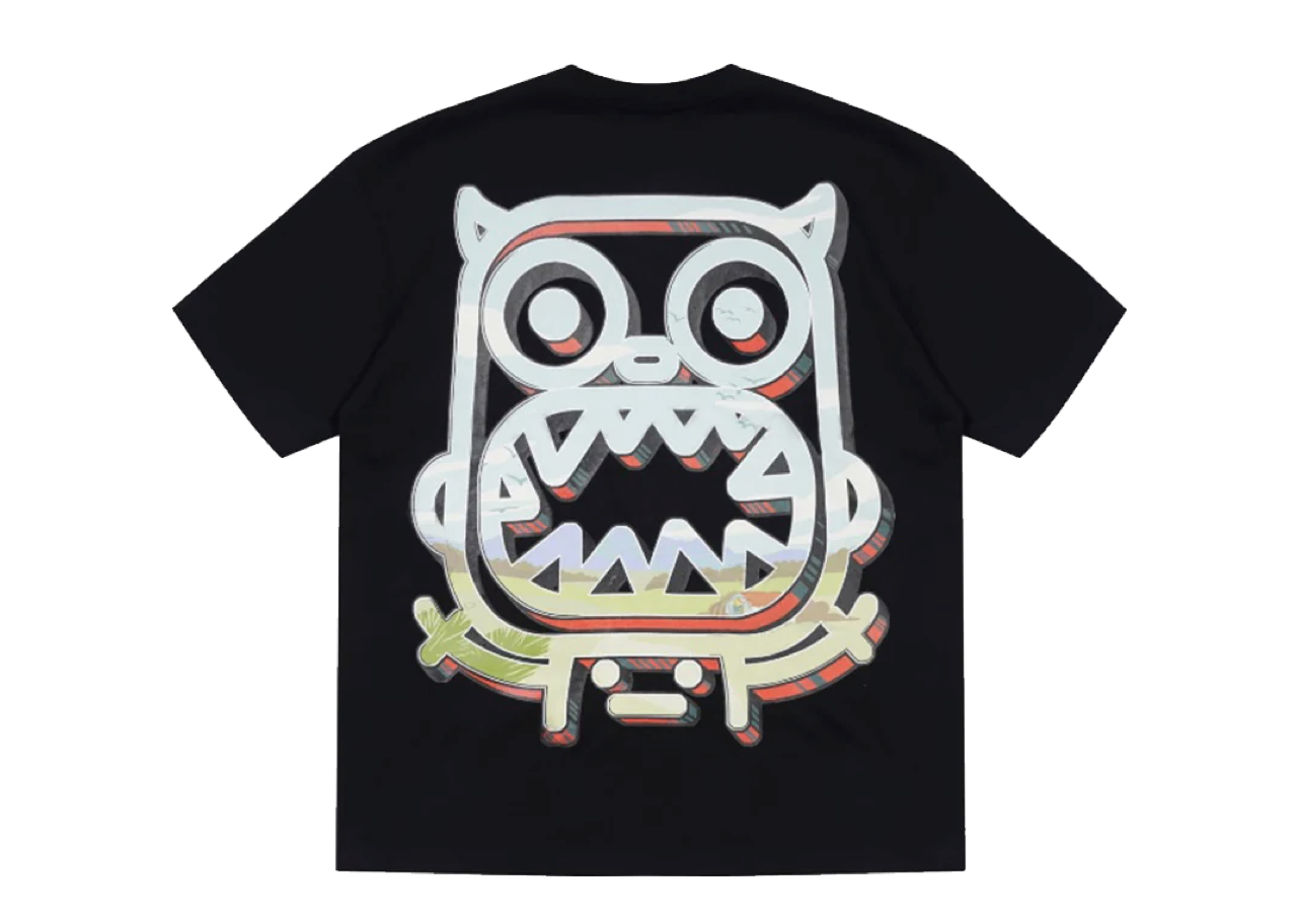 Calmmind Basic Oil Paint Monster Tee Black