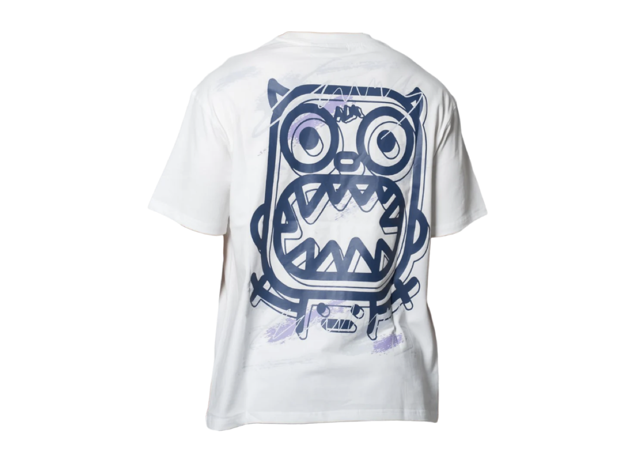 Calmmind Street Graffiti Monster Tee White