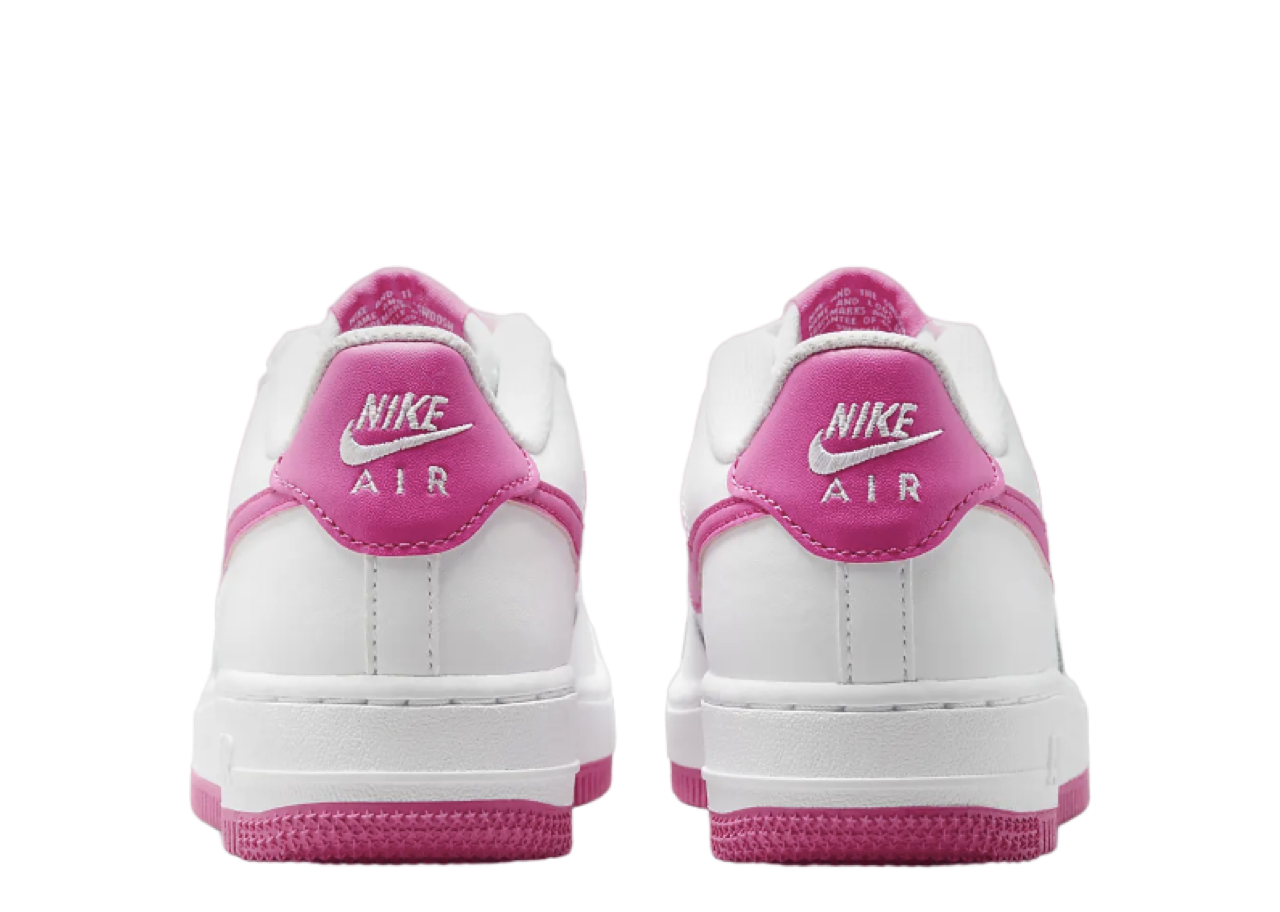 Nike Air Force 1 White Laser Fuchsia (Grade School) - photo 3
