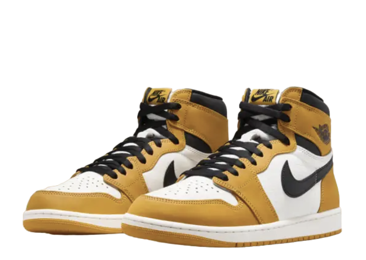 Air Jordan 1 Retro High OG Yellow Ochre - photo 2