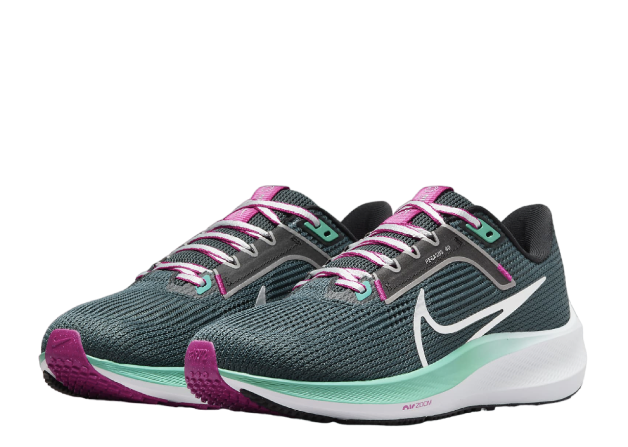 Nike Pegasus 40 Deep Jungle Silver (Women's) - photo 2