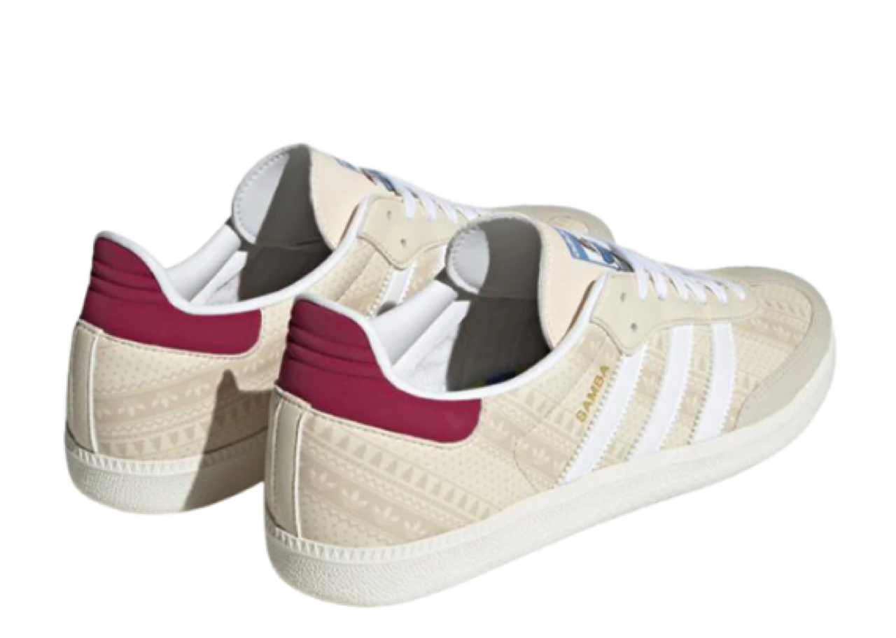 Adidas Samba Wonder White Legacy Burgundy - photo 3