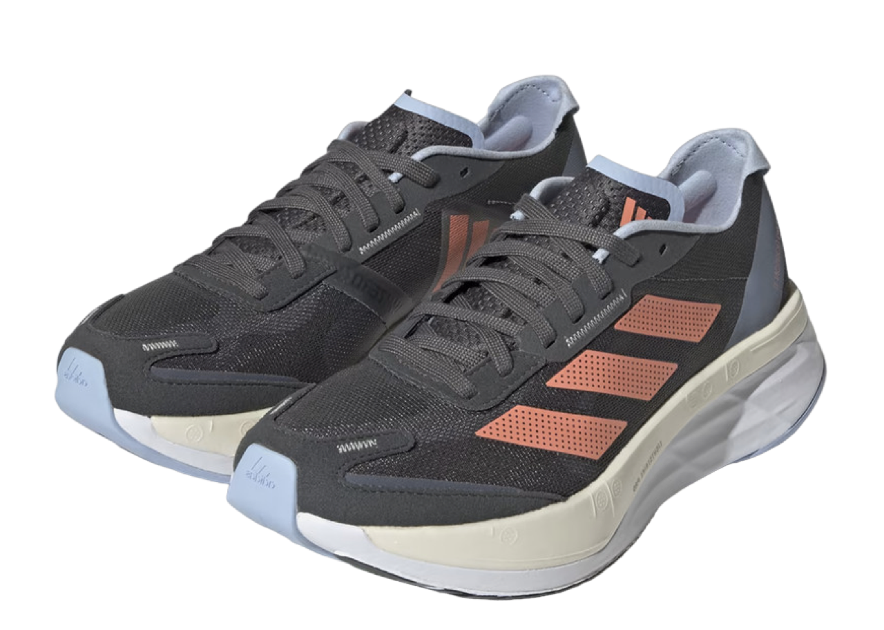 Adidas Adizero Boston 11 Grey Coral Fusion (Women's) - photo 2