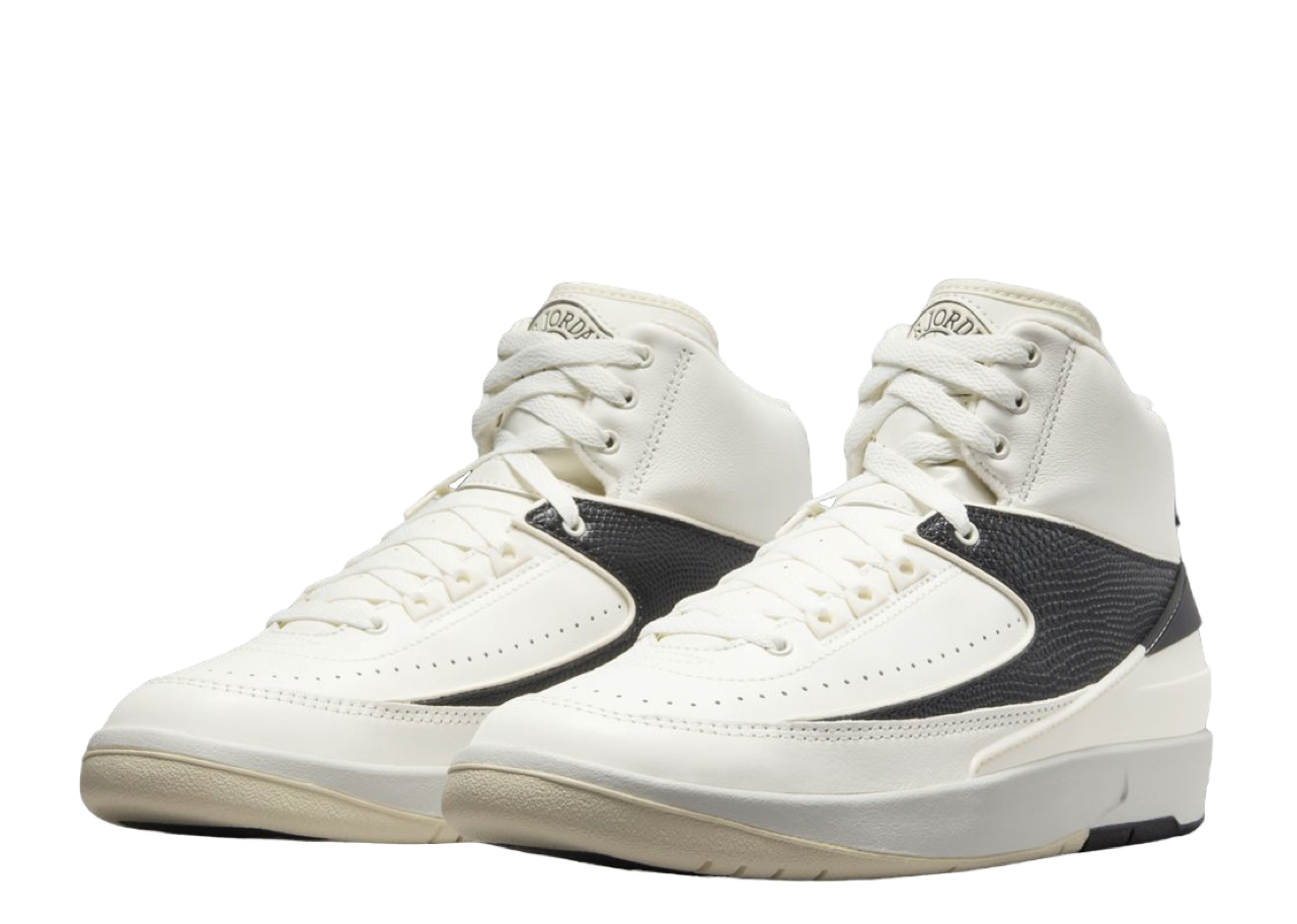 Air Jordan 2 Retro Sail Black (Women's) - photo 2