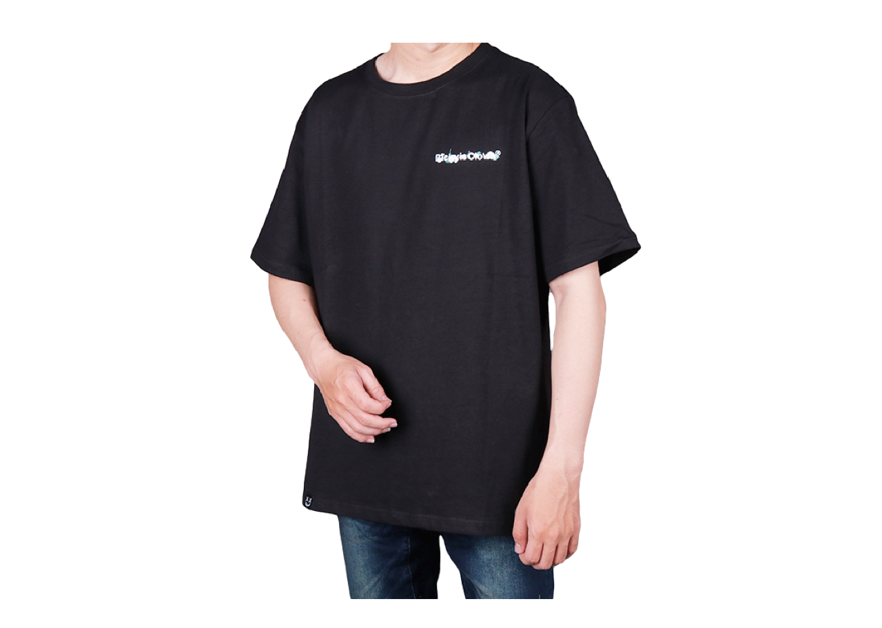 Ricky Is Clown Camellia Blood Tee Black