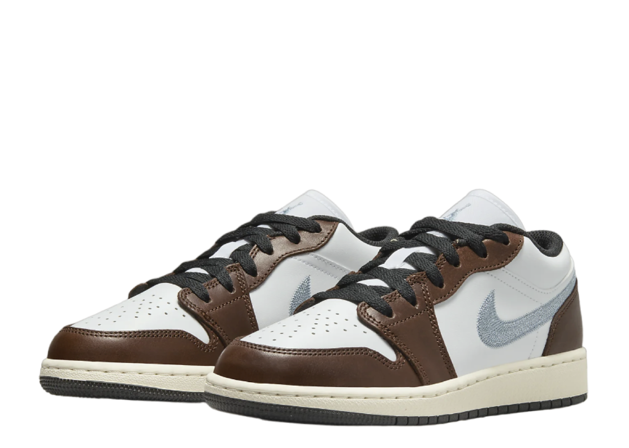 Air Jordan 1 Low SE Sail Blue Grey (Grade School) - photo 2