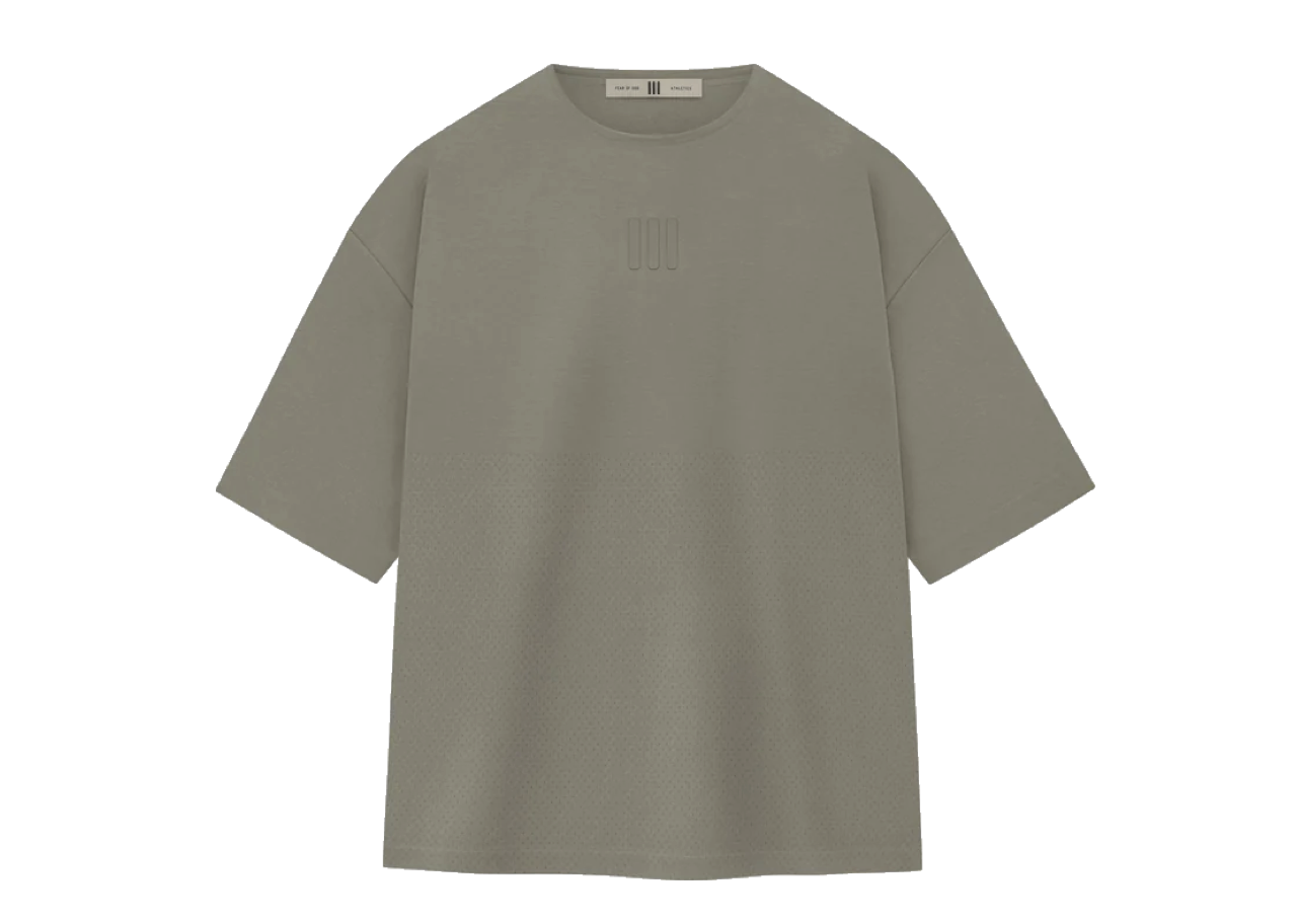 Adidas x Fear Of God Athletics Performance Jersey Tee Clay