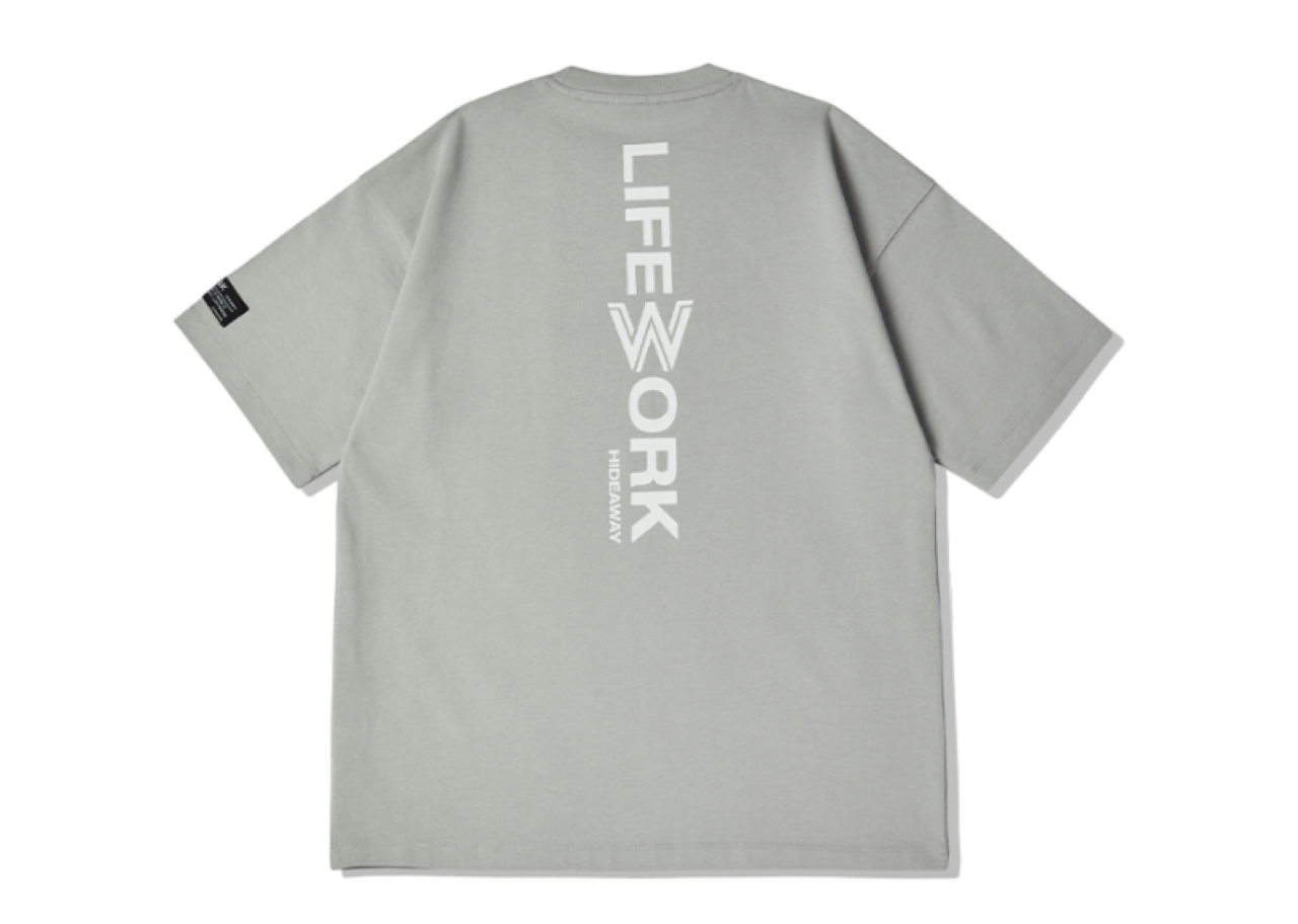 Lifework Lava Big Ladog T-Shirt Light Grey - photo 2