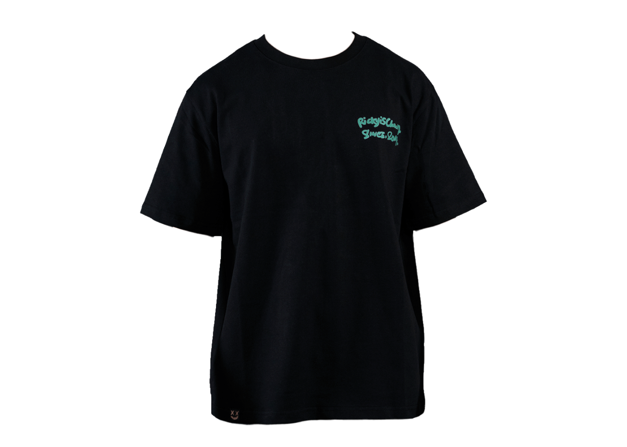 Ricky Is Clown Wilderness Road Tearing Smiling Face Tee Black - photo 2