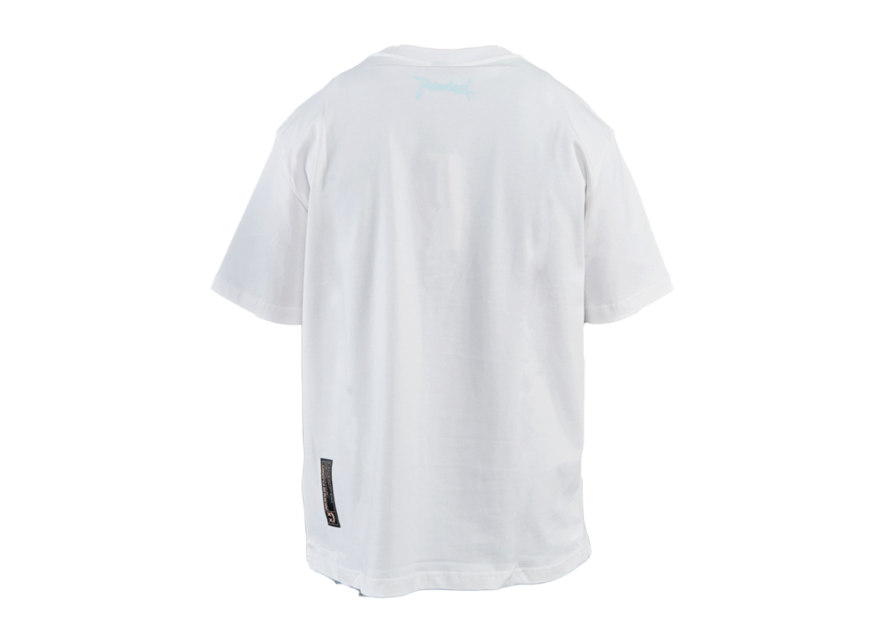 Ricky Is Clown Mechanical Age Tears Smiling Face Tee White - photo 2