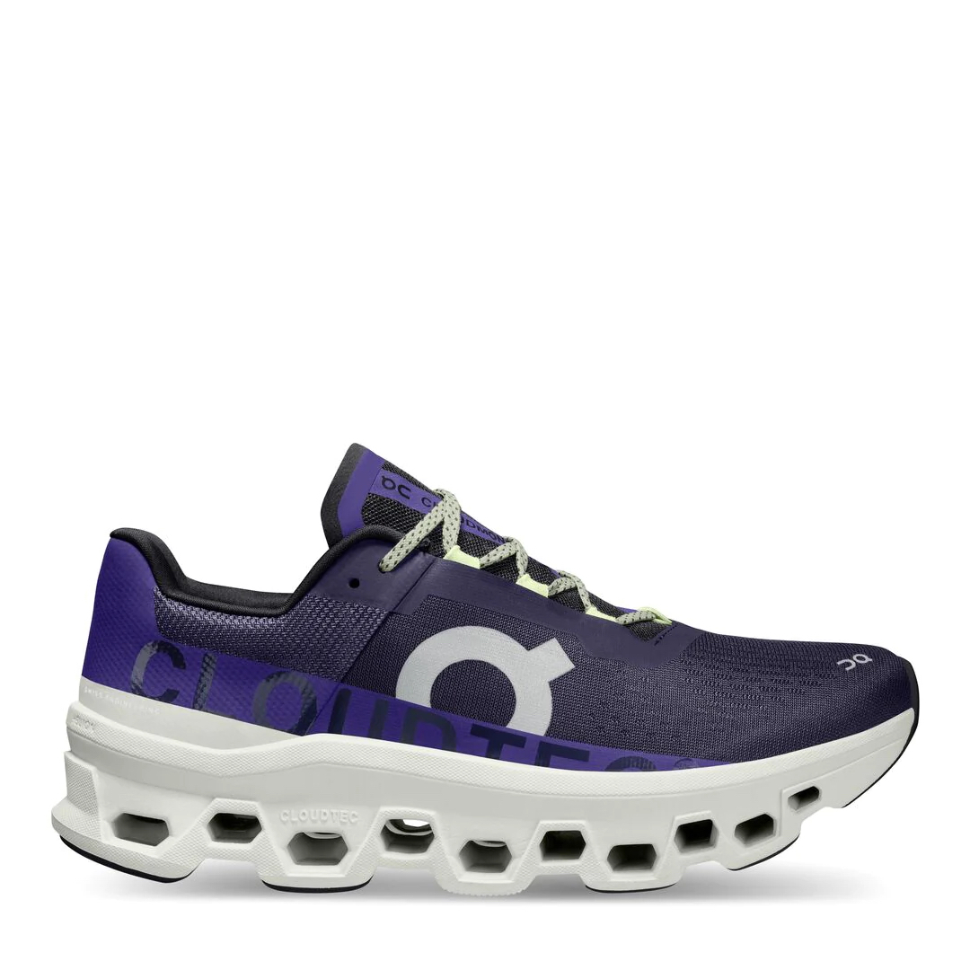 On Running Cloudmonster Acai Purple Yellow