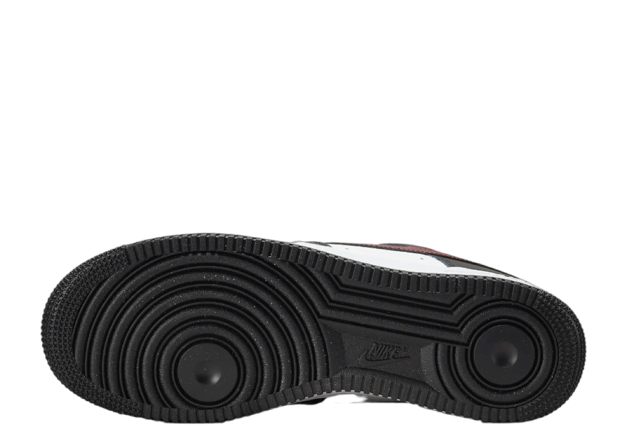 Nike Air Force 1 Low 07 Black White Dark Team Red - photo 4