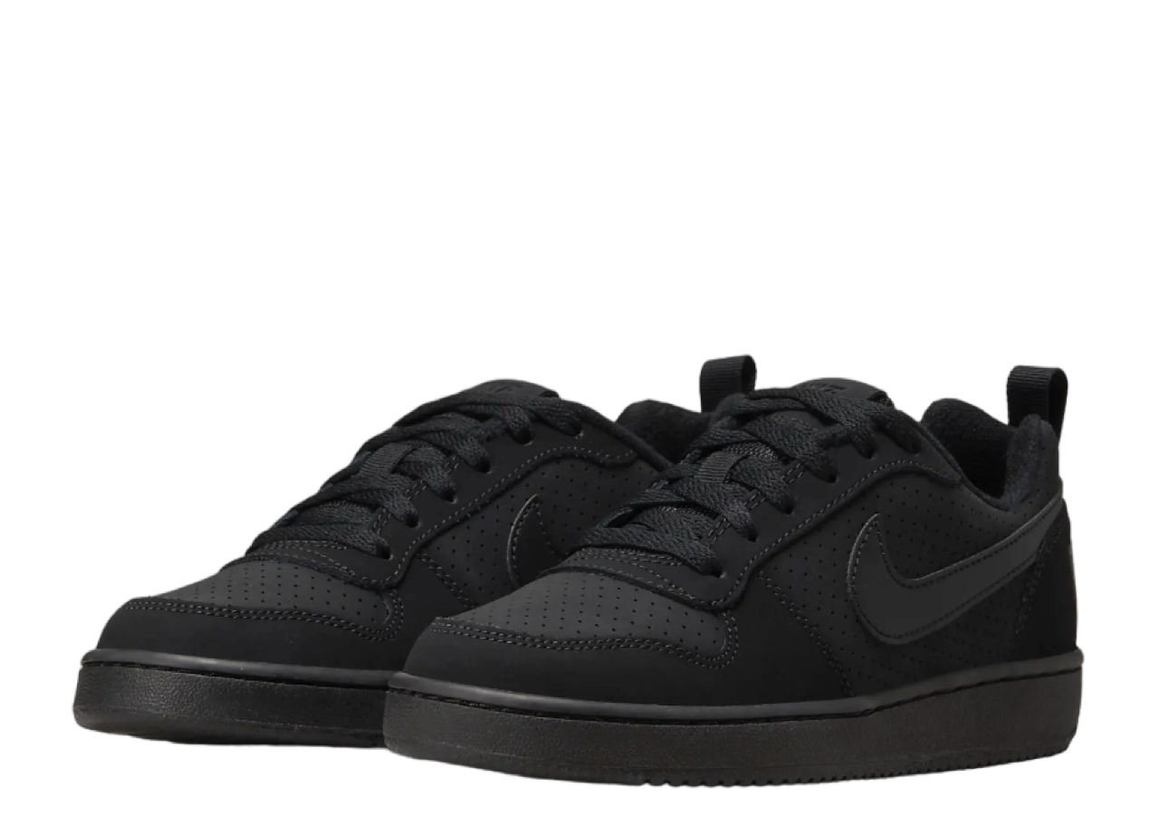 Nike Court Borough Low Triple Black (Grade School) - photo 2