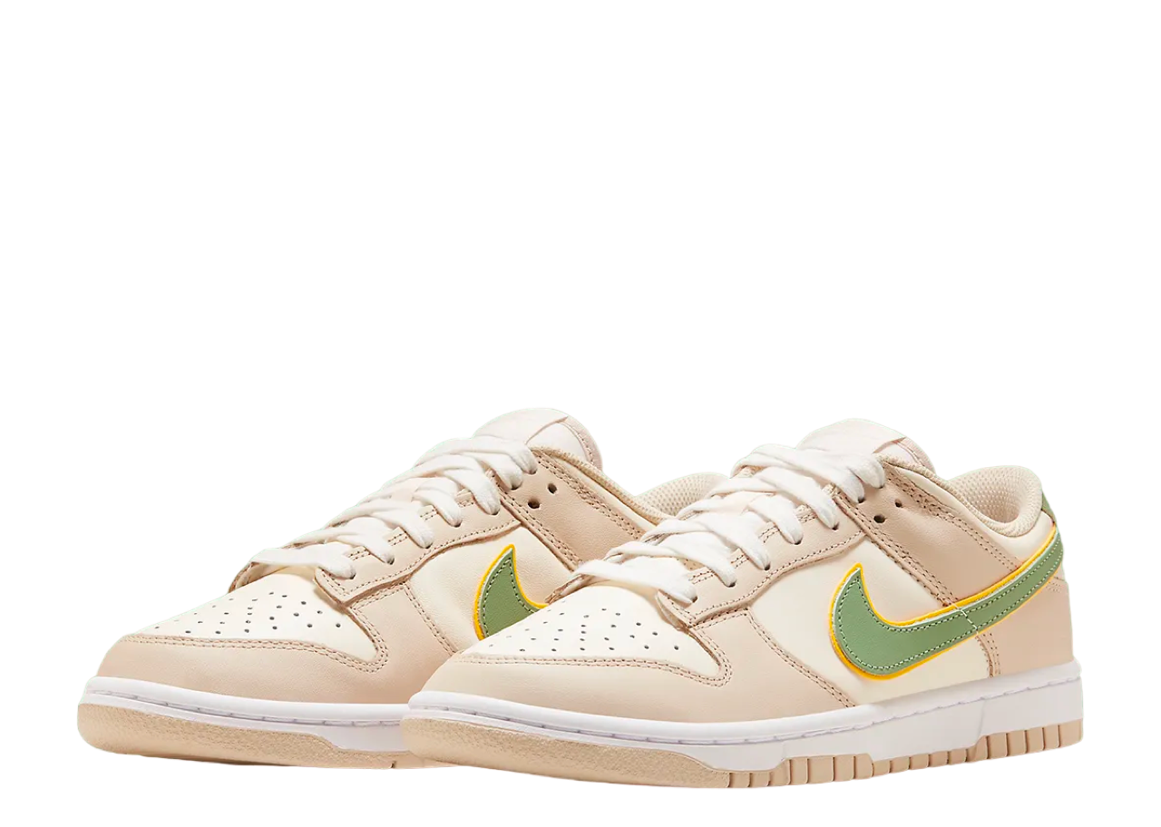 Nike Dunk Low Pale Ivory Oil Green (Women's) - photo 2