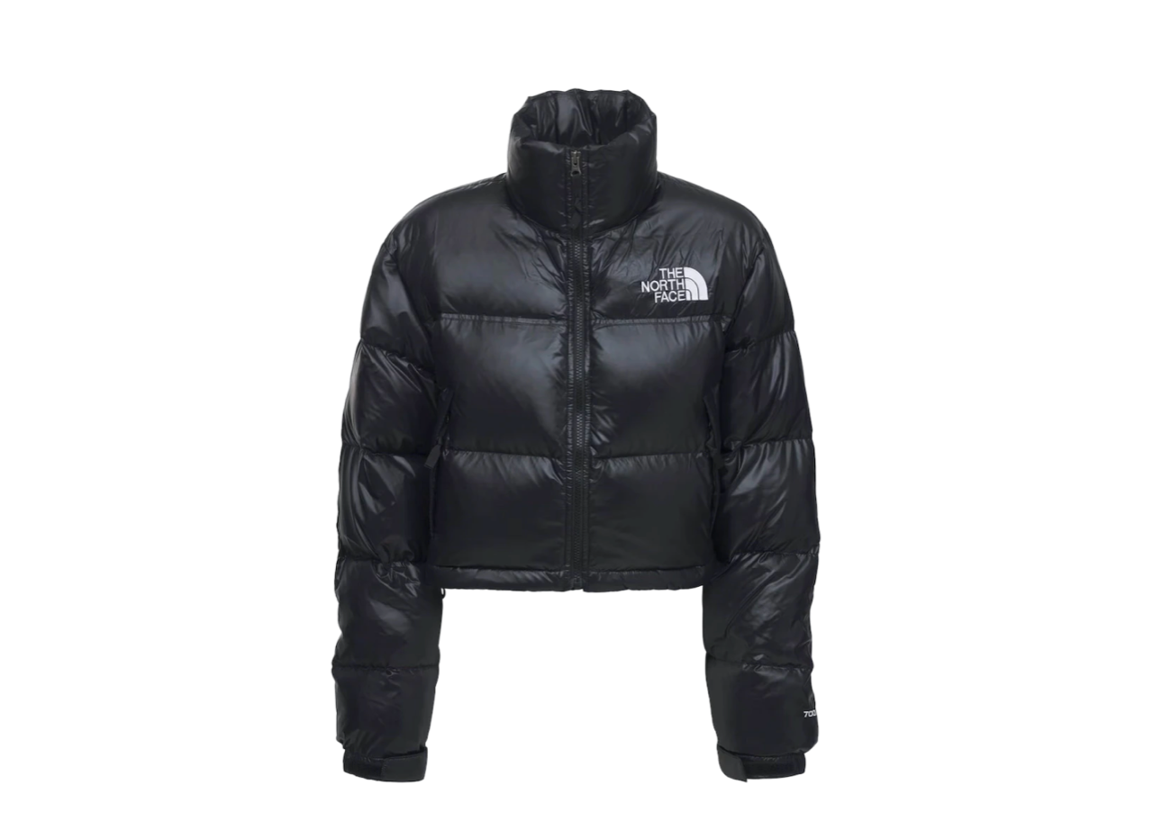 The North Face Womens Nuptse 700 Fill Short Jacket TNF Black