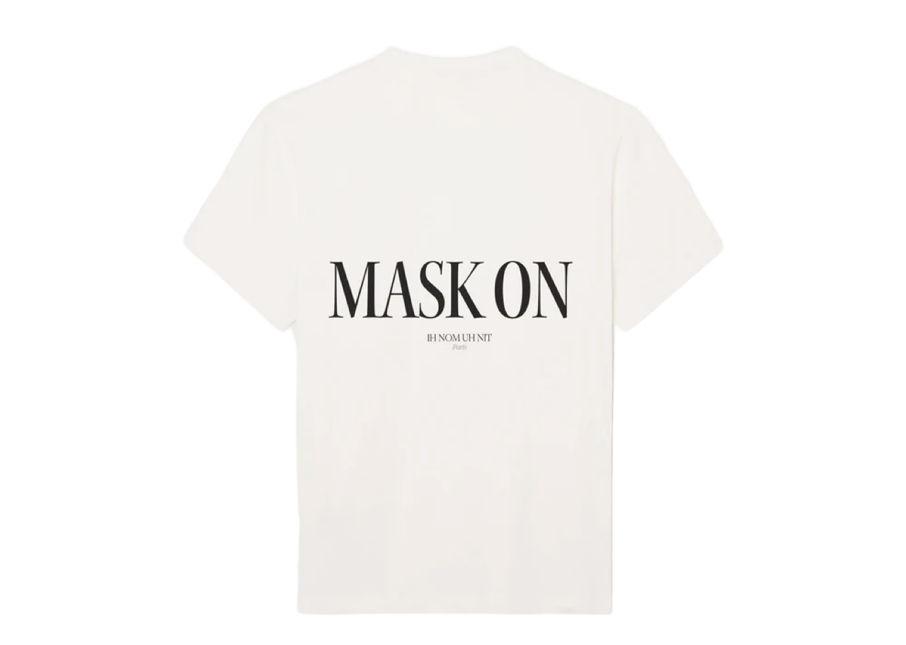 Ih Nom Uh Nit Marble Mask On Tee White - photo 2