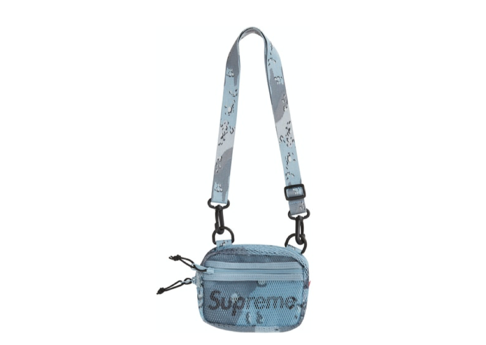 Supreme Small Shoulder Bag Blue Chocolate Chip Camo (SS20)