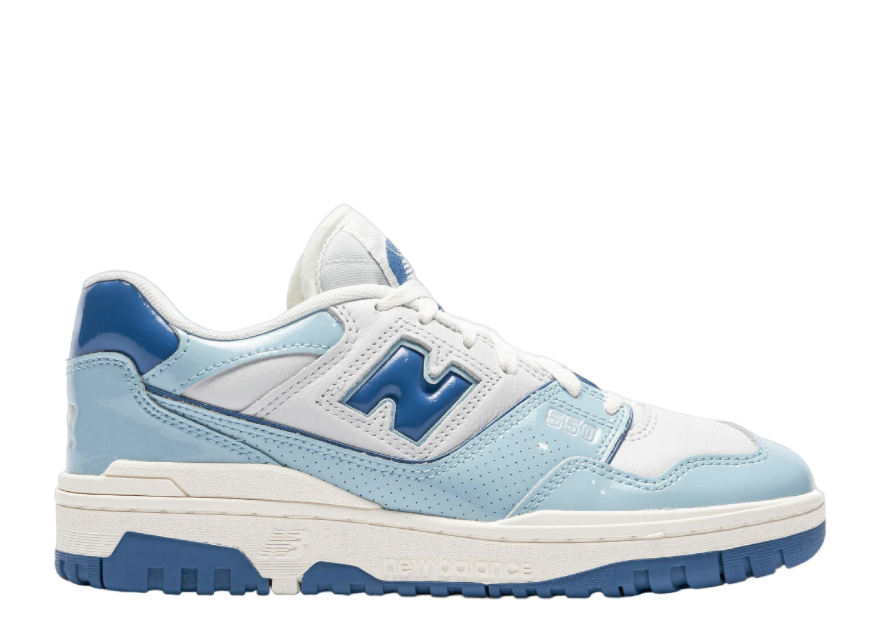 New Balance 550 Chrome Blue Patent