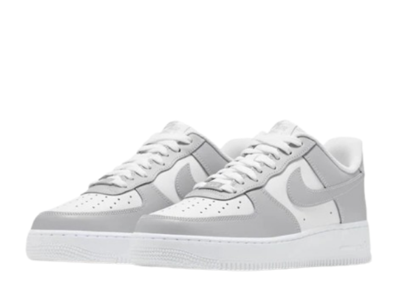 Nike Air Force 1 07 Light Smoke Grey White - photo 2