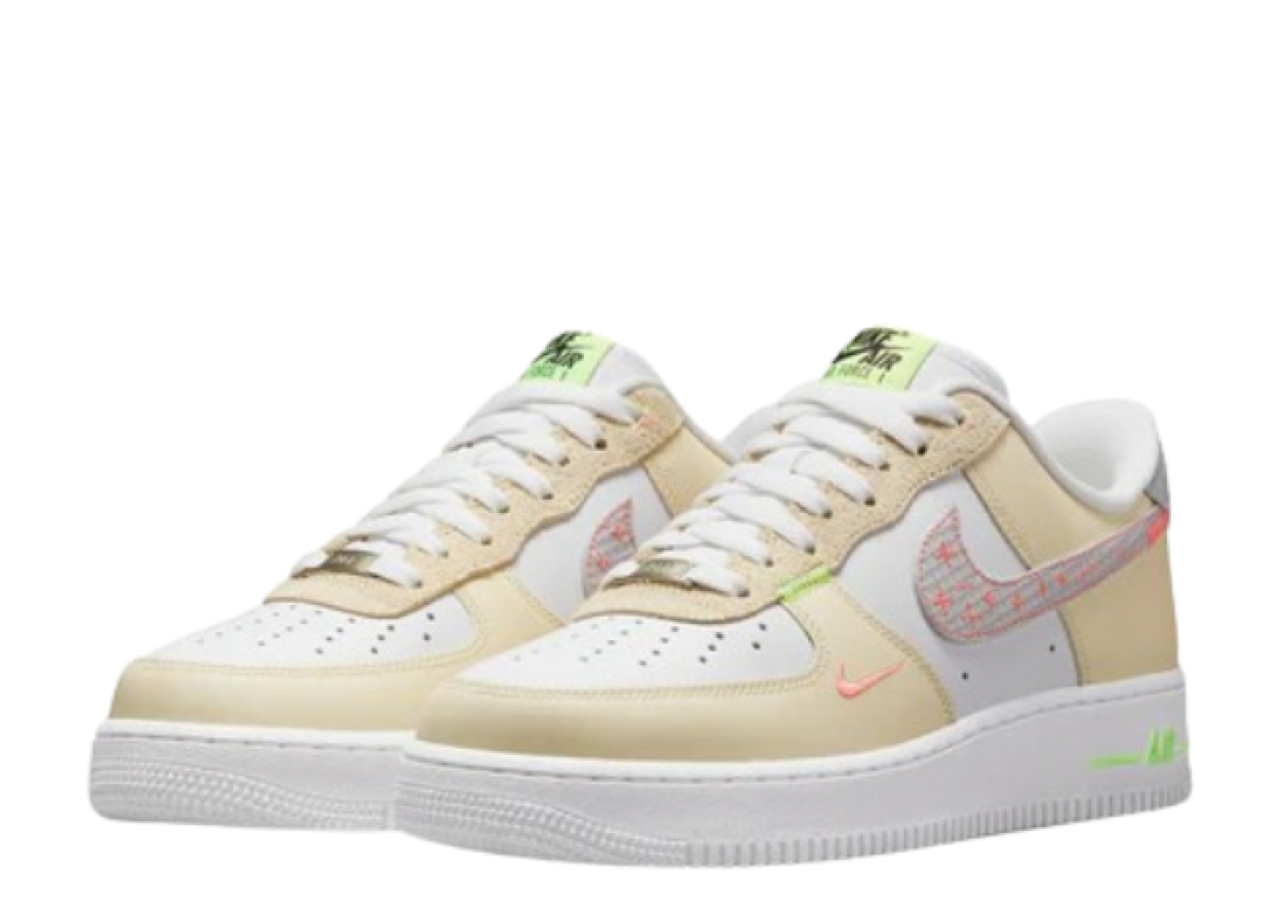 Nike Air Force 1 '07 LV8 Just Stitch It White Shade Green - photo 2