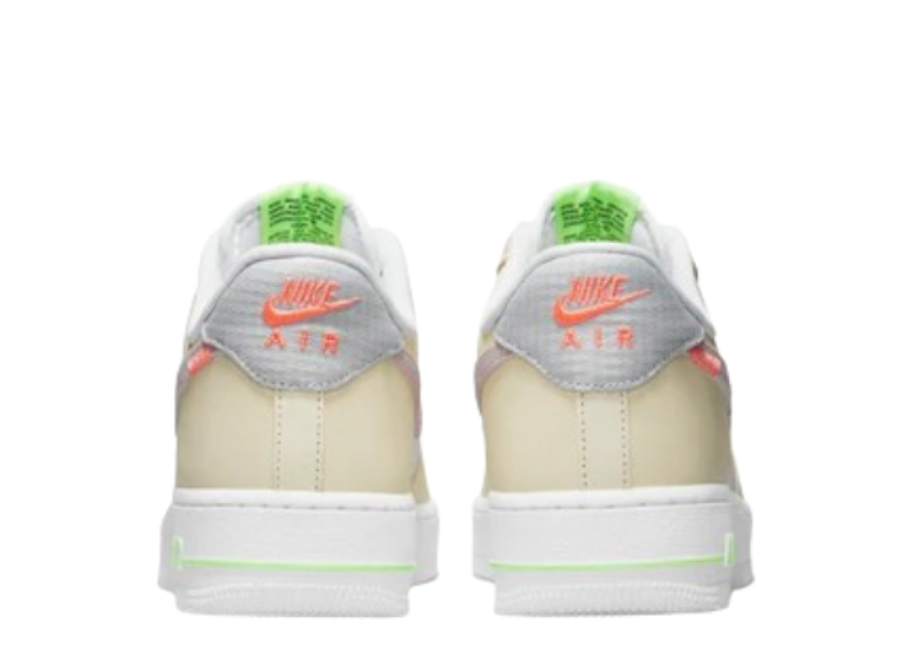 Nike Air Force 1 '07 LV8 Just Stitch It White Shade Green - photo 3