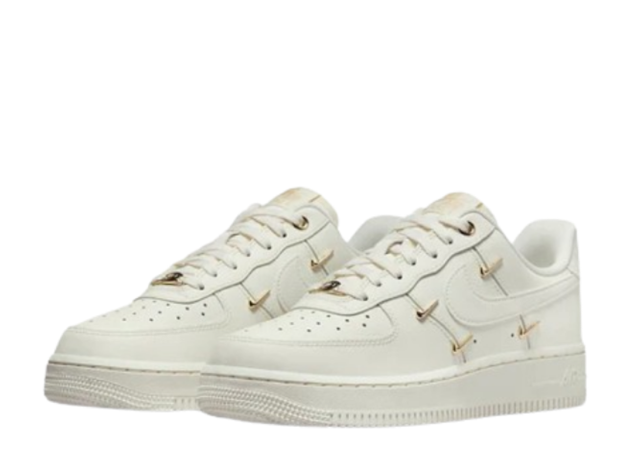 Nike Air Force 1 '07 LX CN Sail Gold Mini Swooshes (Women's) - photo 2