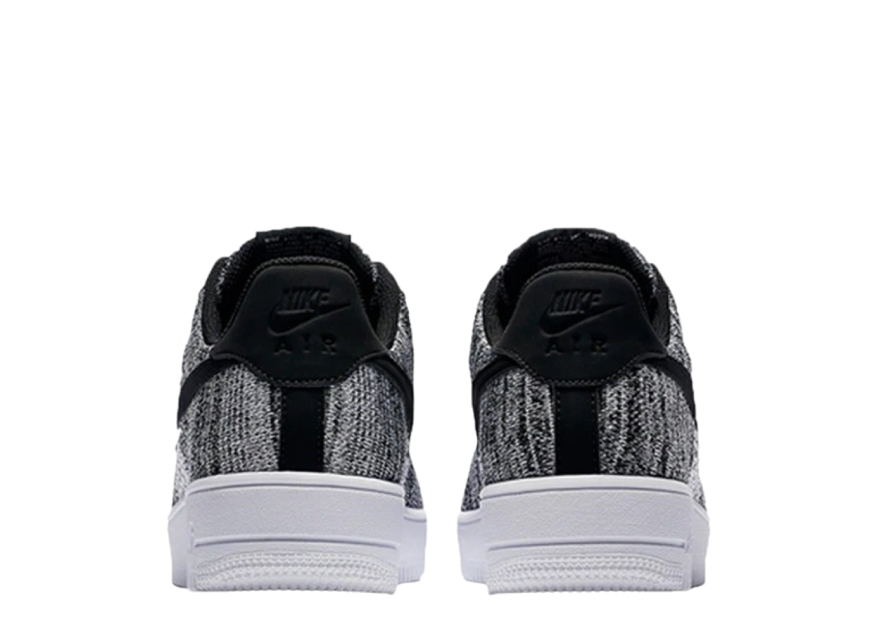 Nike Air Force 1 Flyknit 2 Black Pure Platinum - photo 4