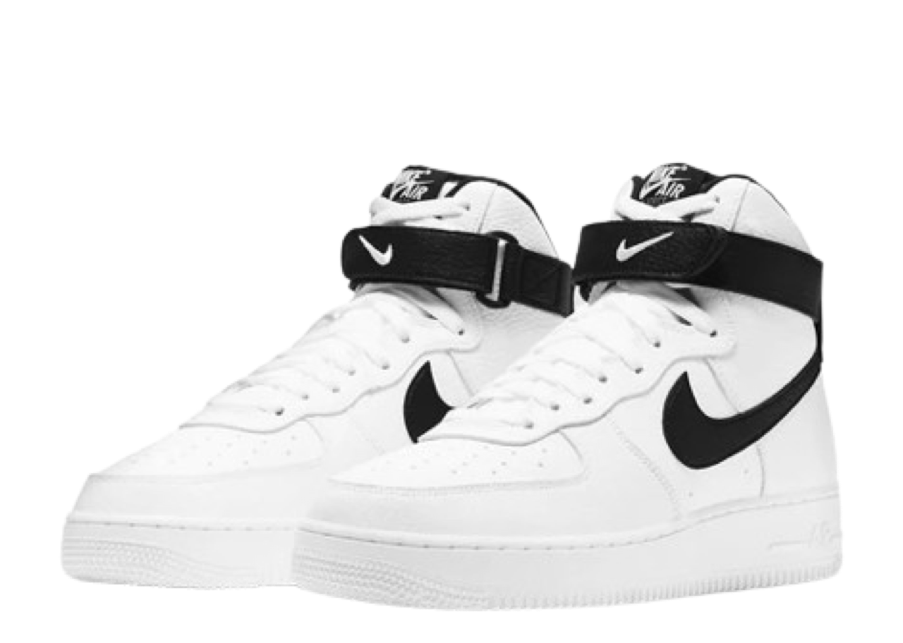Nike Air Force 1 High '07 White Black - photo 3
