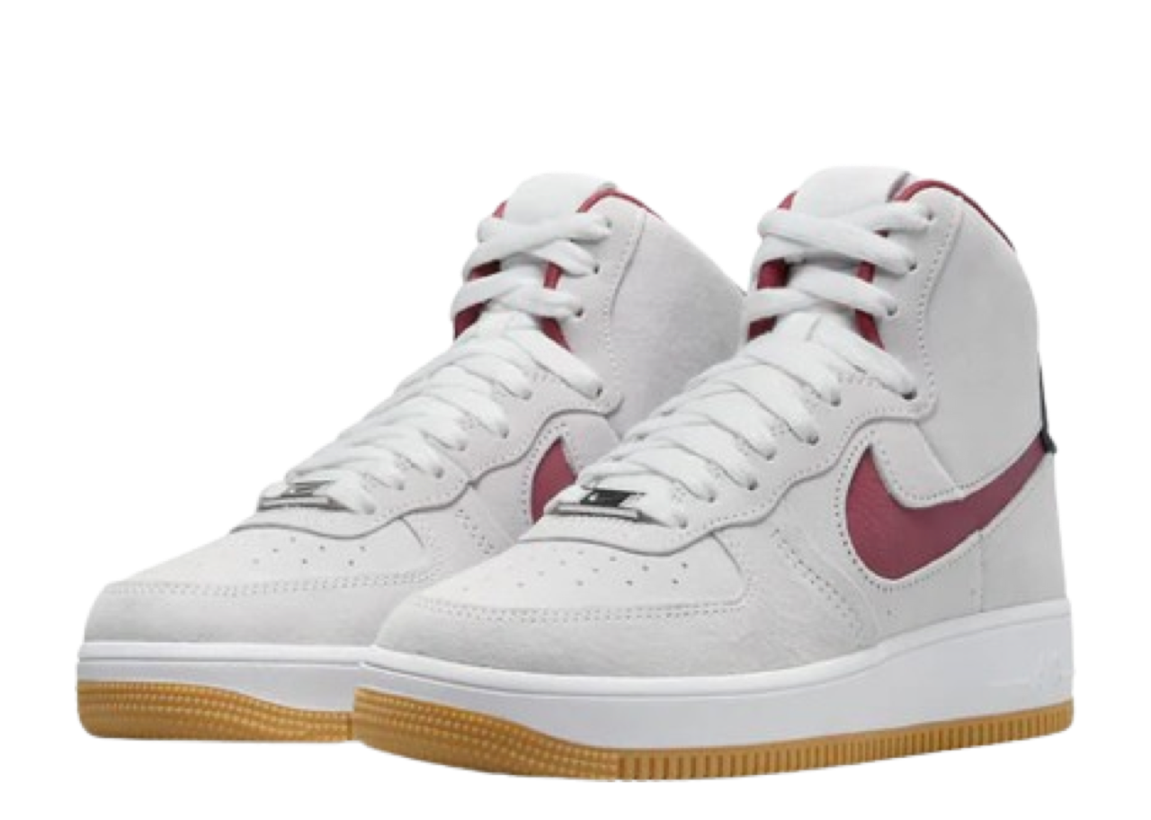 Nike Air Force 1 High Sculpt Grey Suede (Women's) - photo 2