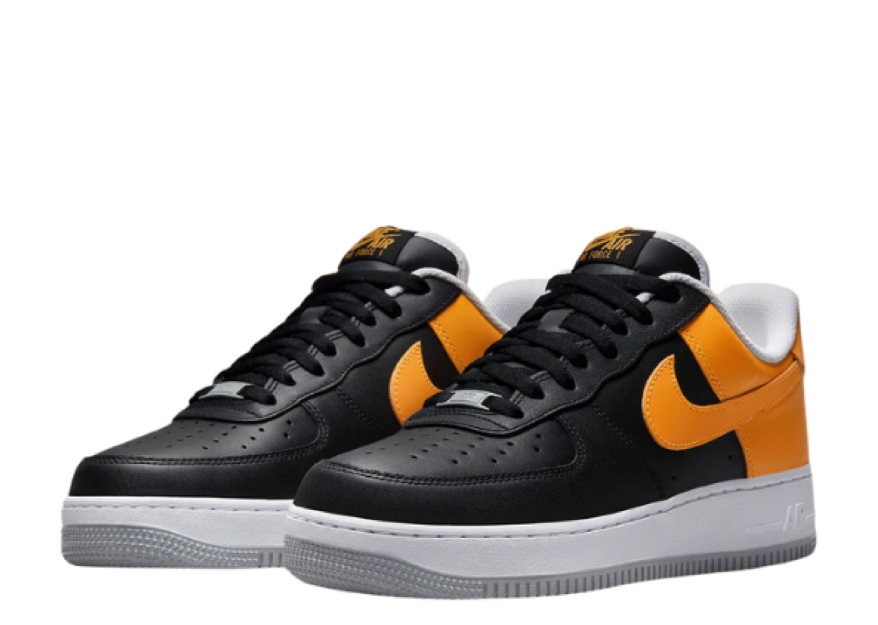 Nike Air Force 1 Low '07 Black Kumquat Light Smoke Grey - photo 2