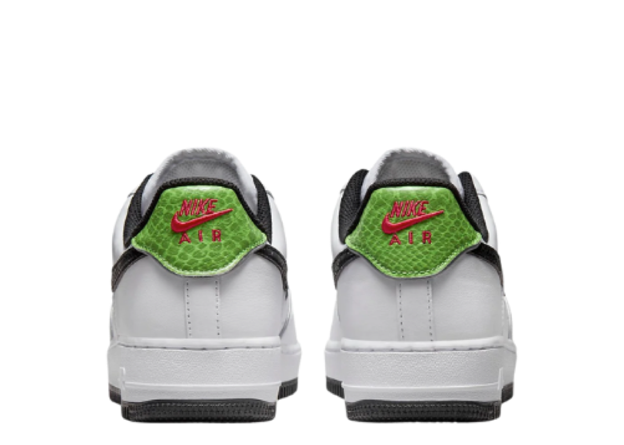 Nike Air Force 1 Low '07 Just Do It Snakeskin White Black (Women's) - photo 3