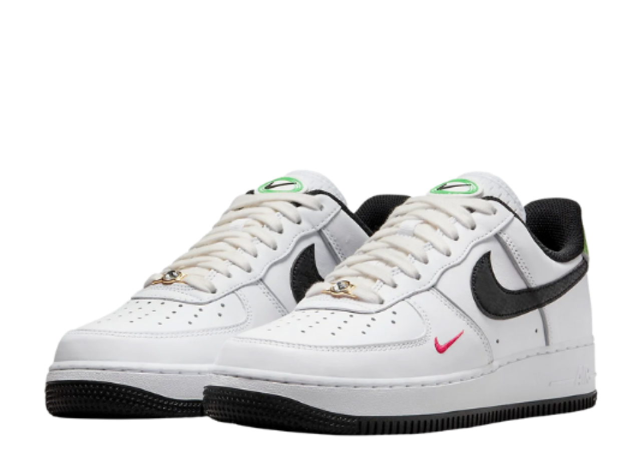Nike Air Force 1 Low '07 Just Do It Snakeskin White Black (Women's) - photo 2
