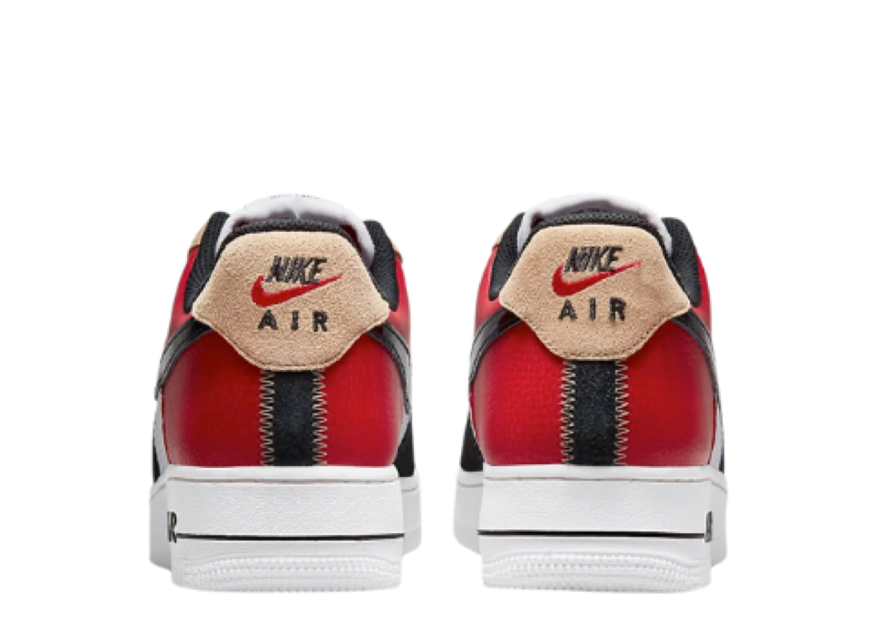 Nike Air Force 1 Low '07 LV8 Gym Red Black - photo 3