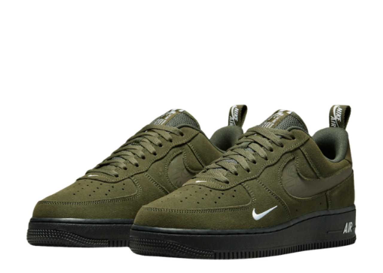 Nike Air Force 1 '07 LV8 Reflective Swoosh Cargo Khaki - photo 2