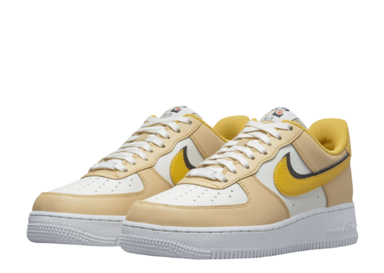 Nike Air Force 1 Low '07 LX '82 Double Swoosh Sail Yellow Ochre (Women's) - photo 2