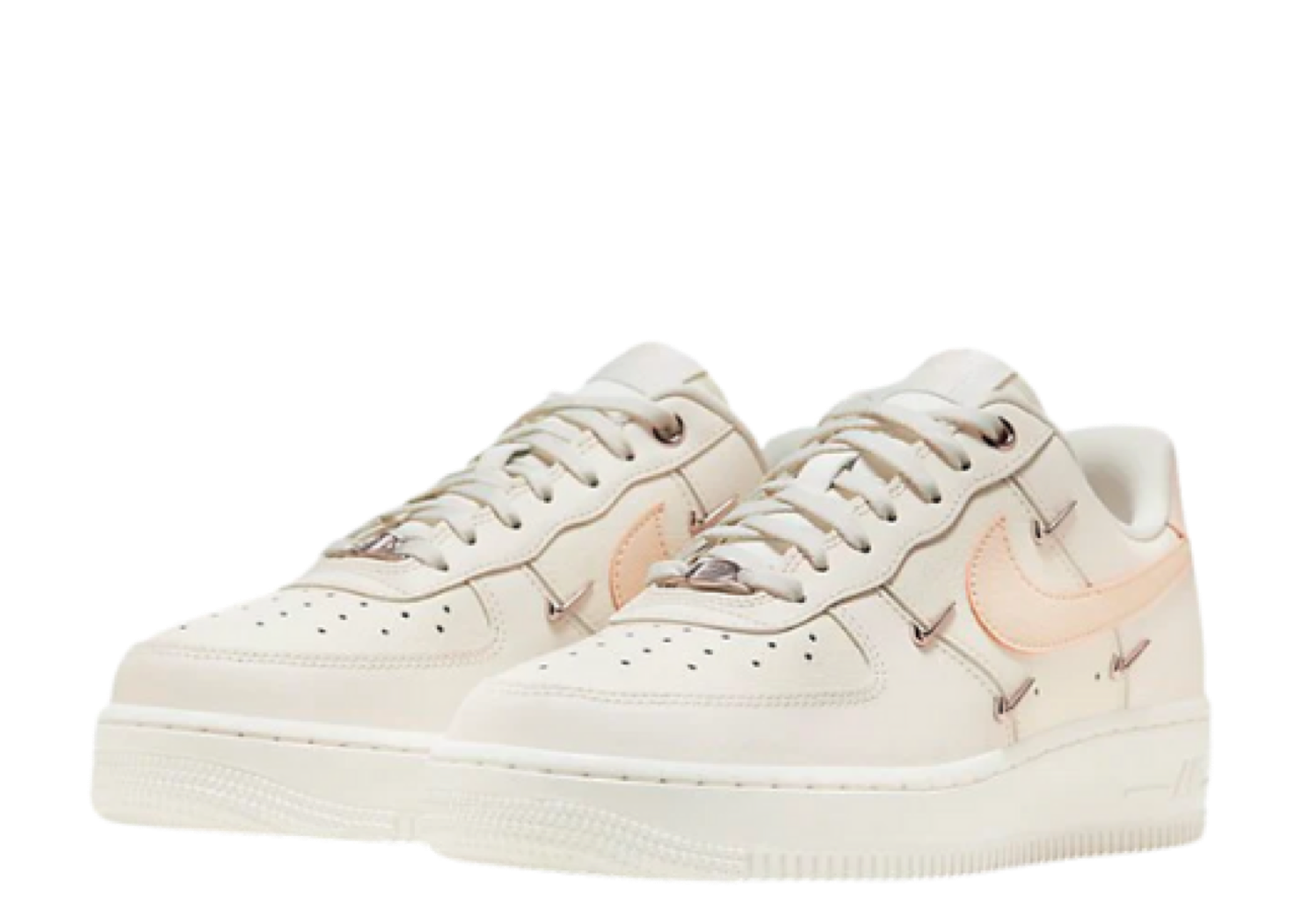 Nike Air Force 1 Low '07 LX Guava Ice Mini Gold Swooshes (Women's) - photo 2