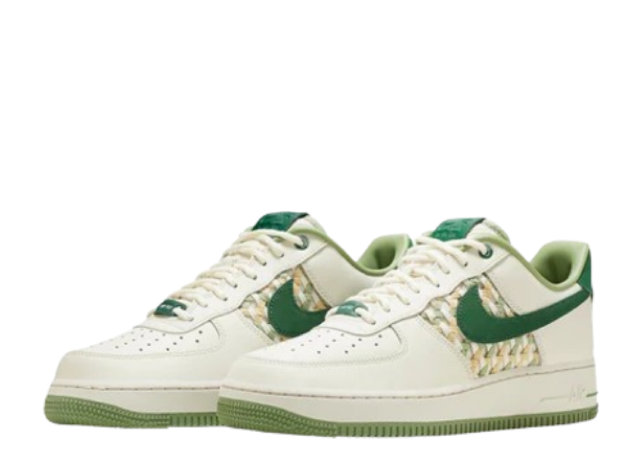 Nike Air Force 1 Low NAI-KE Light Bone Gorge Green - photo 2