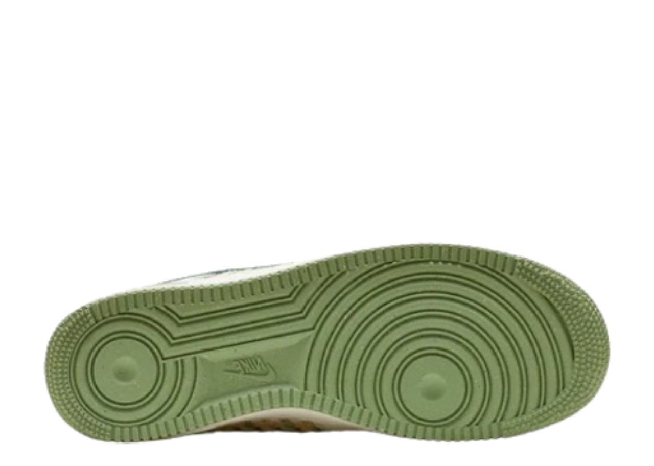 Nike Air Force 1 Low NAI-KE Light Bone Gorge Green - photo 4