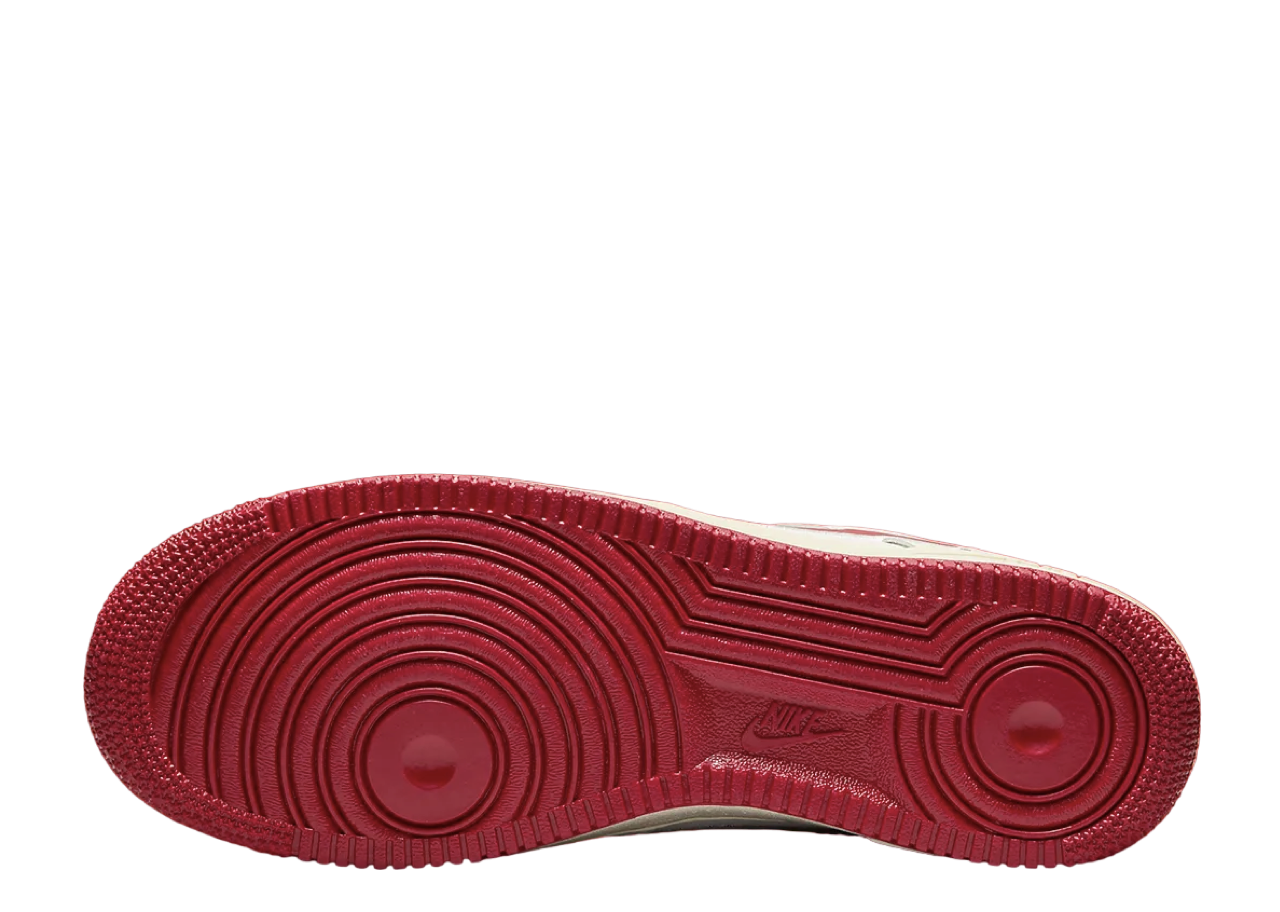 Nike Air Force 1 Low 07 Sail Gym Red - photo 4