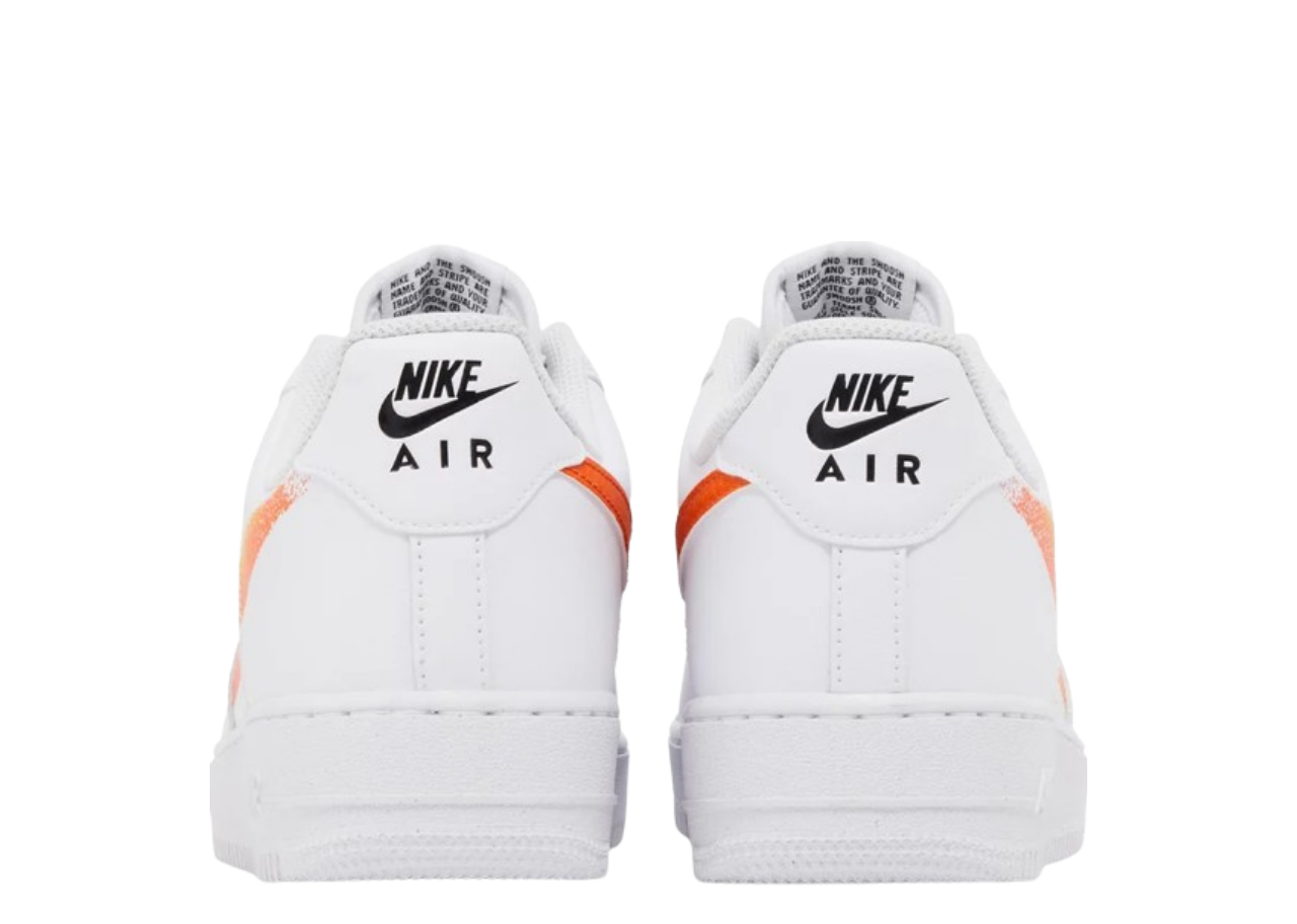 Nike Air Force 1 '07 Spray Paint Swoosh Safety Orange - photo 3