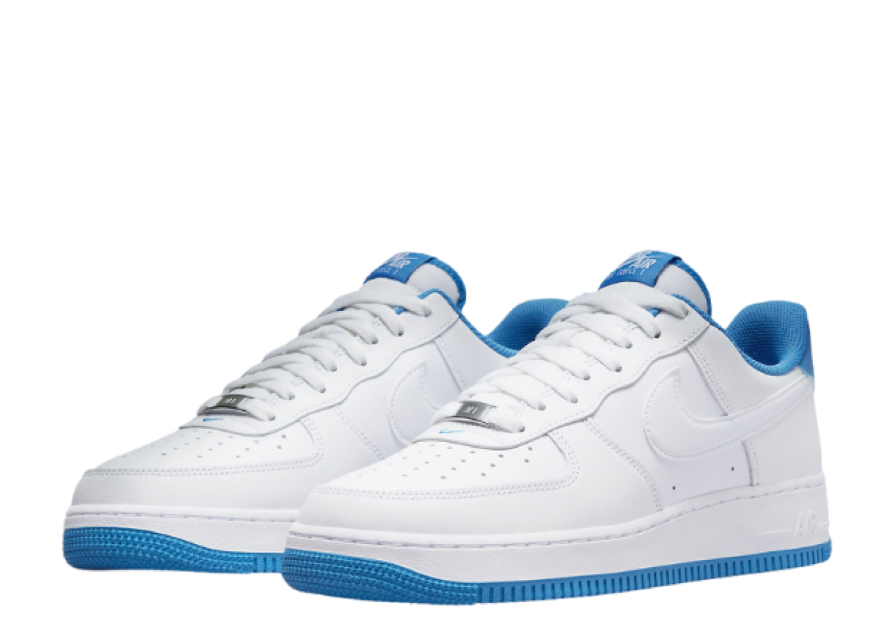 Nike Air Force 1 '07 White Light Photo Blue - photo 2