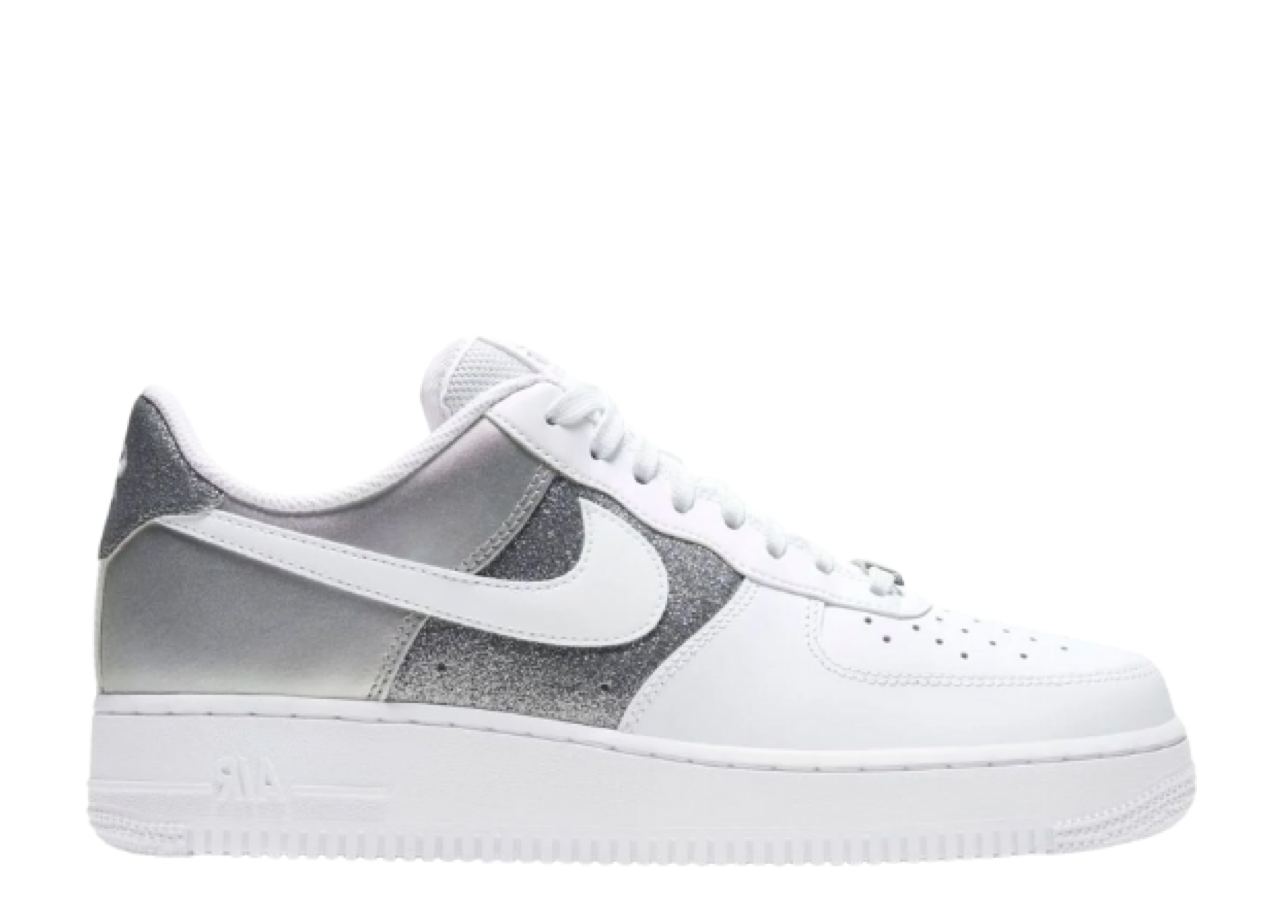 Nike Air Force 1 Low 07 White Metallic Silver (Women's)