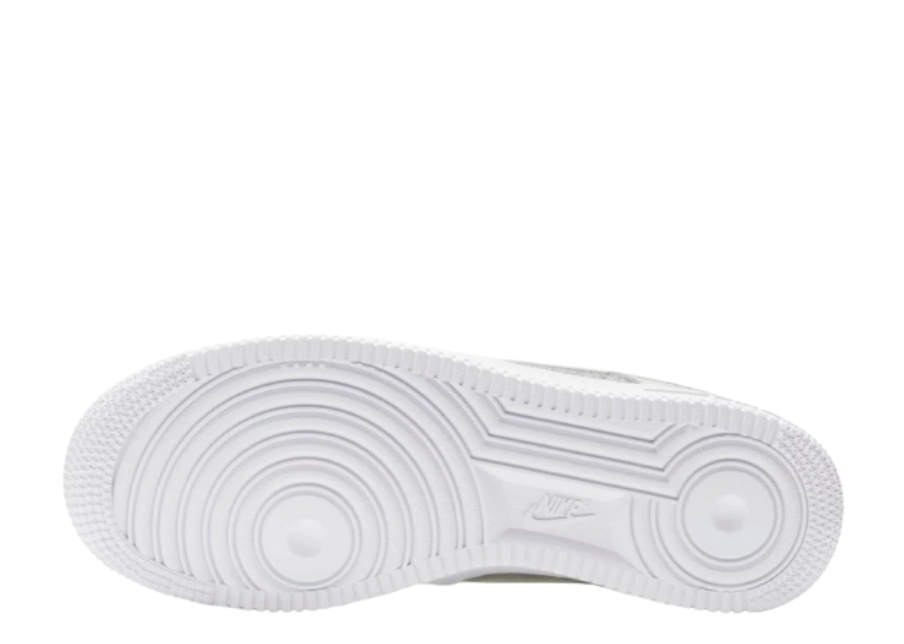 Nike Air Force 1 Low 07 White Metallic Silver (Women's) - photo 4