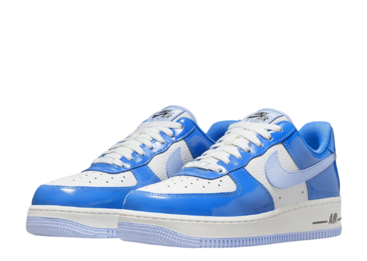 Nike Air Force 1 Low Blue Patent (Women's) - photo 2