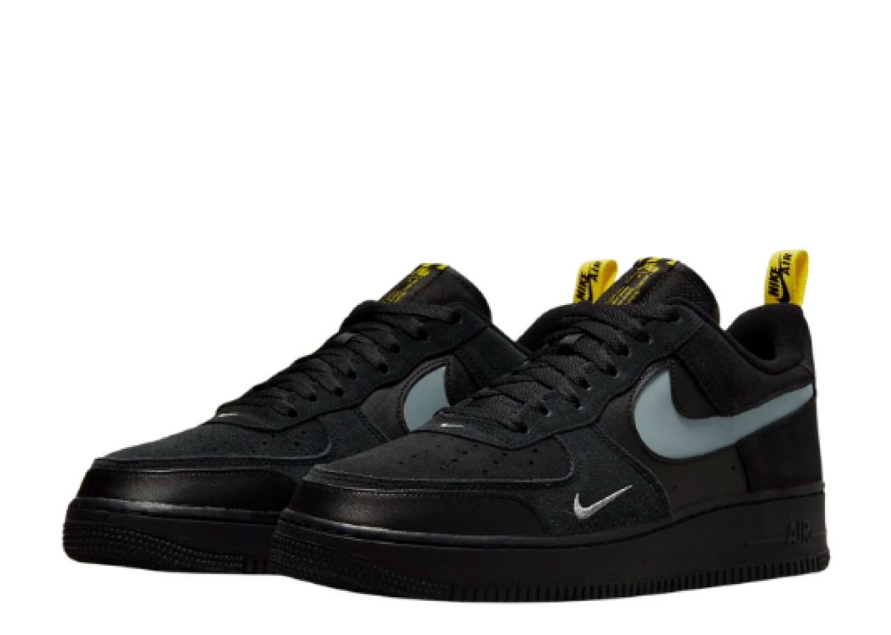 Nike Air Force 1 Low Cut Out Swoosh Black - photo 2