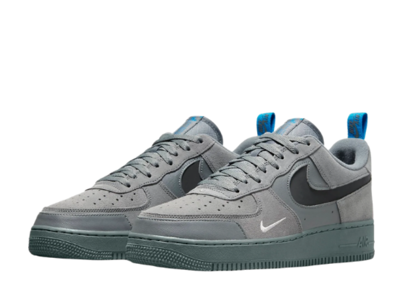 Nike Air Force 1 Low Cut Out Swoosh Grey - photo 2
