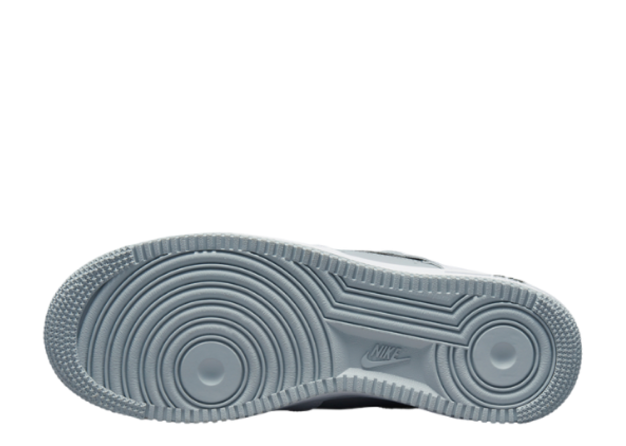 Nike Air Force 1 Low Cut-Out White Grey Black Swoosh - photo 4